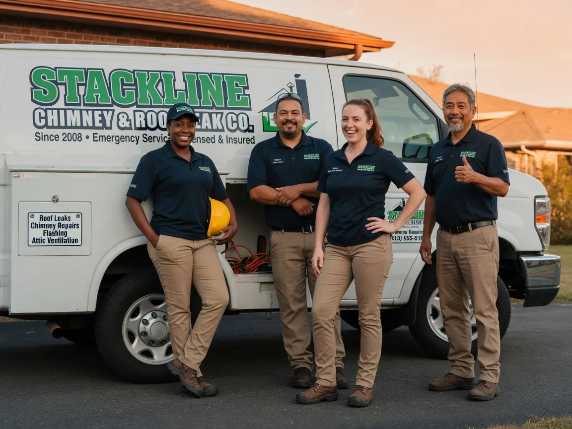 Chimney flashing repair company in Staples, TX